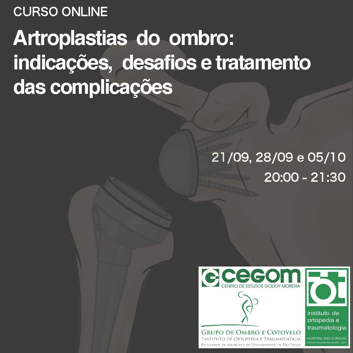 Artroplastias do ombro: indicações, desafios e tratamento das complicações