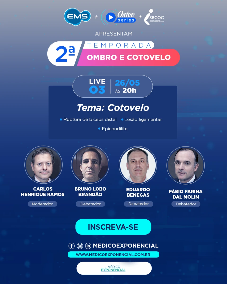 Webinar SBCOC e EMS - Tema: Cotovelo