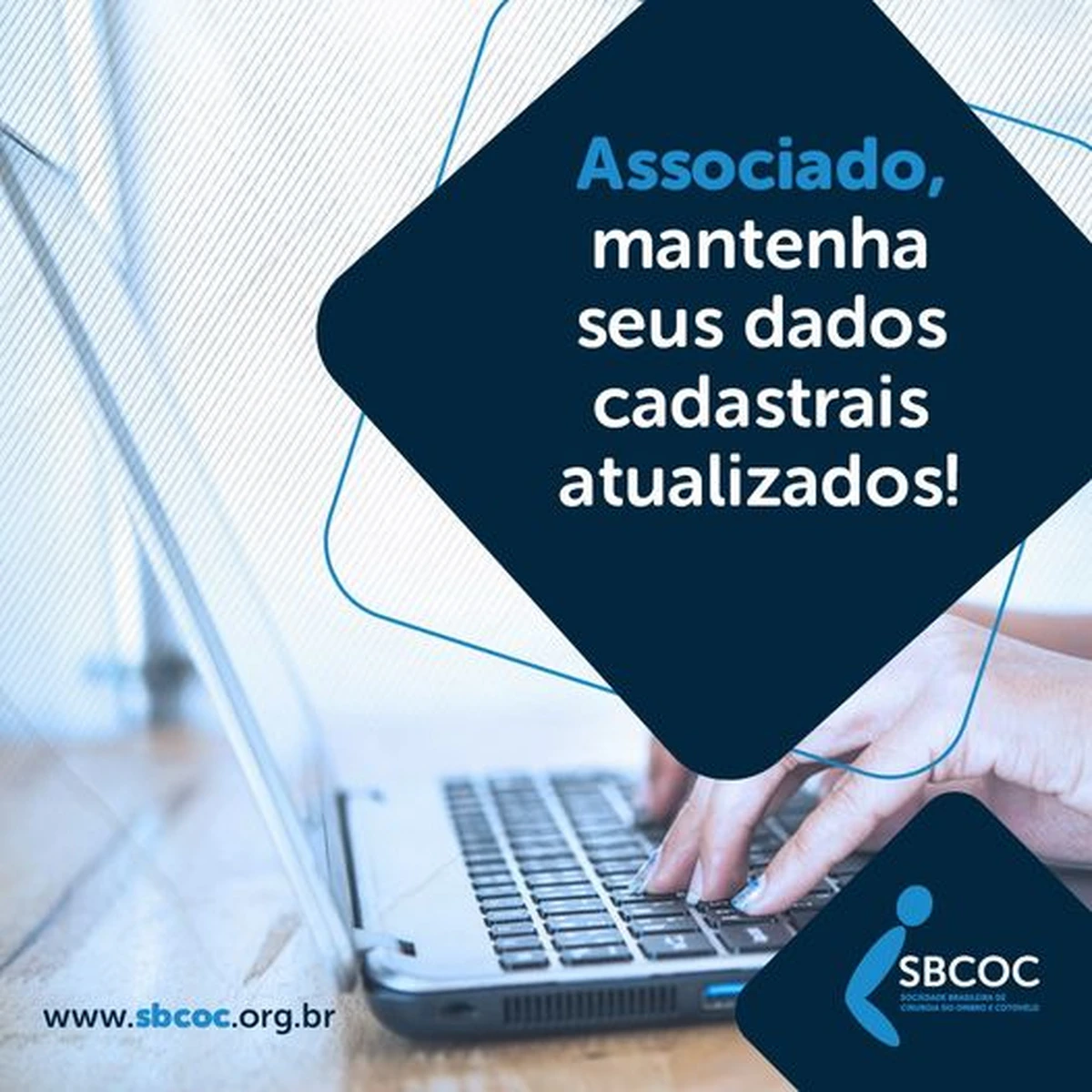Associado, mantenha seus dados cadastrais atualizados