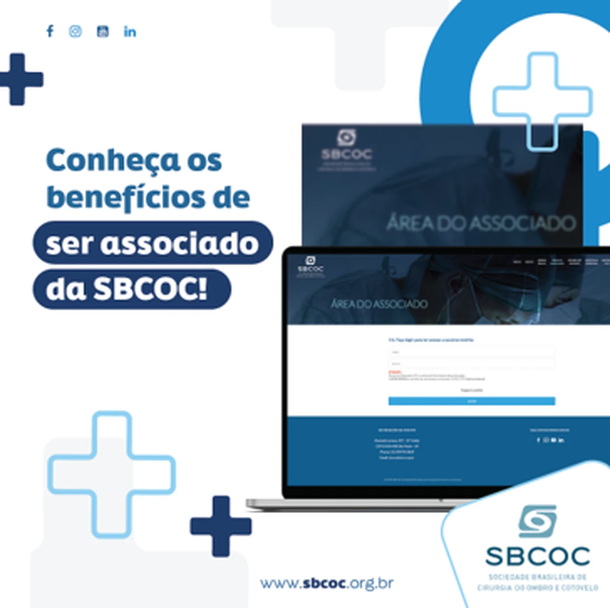 Associados da SBCOC têm diversos benefícios