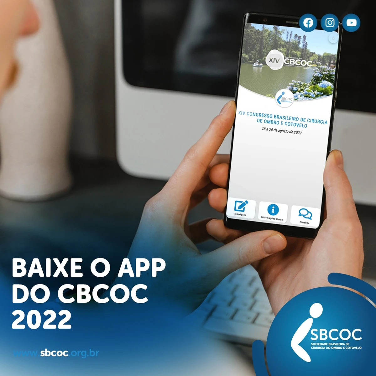 Baixe o aplicativo do CBCOC 2022