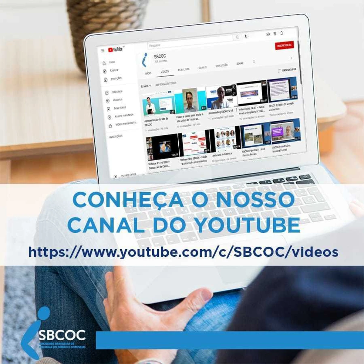 Conheça o canal da SBCOC no Youtube