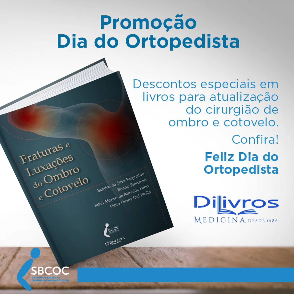 Descontos em livros para celebrar o Dia do Ortopedista