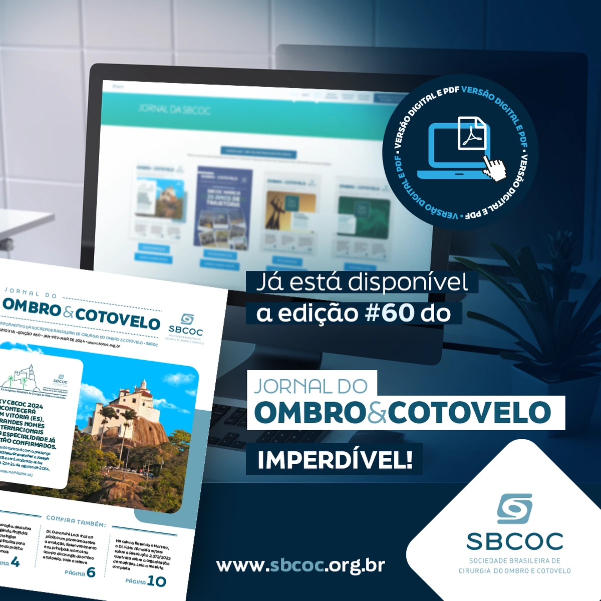 Descubra os destaques da edição #60 do Jornal do Ombro e Cotovelo