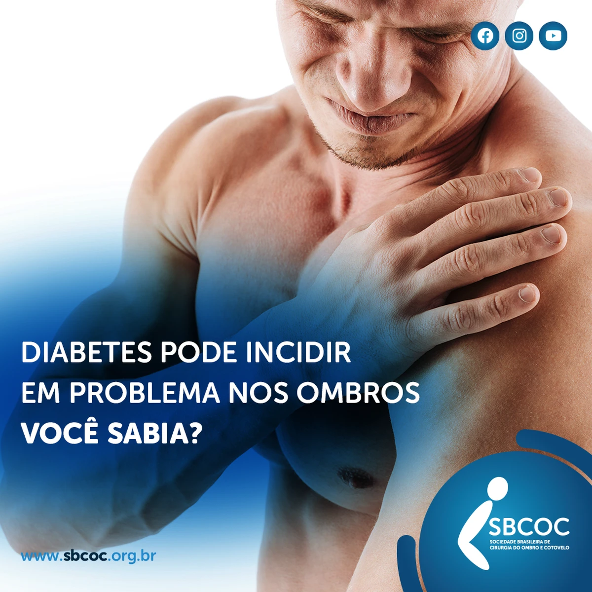 Diabetes pode causar problemas nos ombros