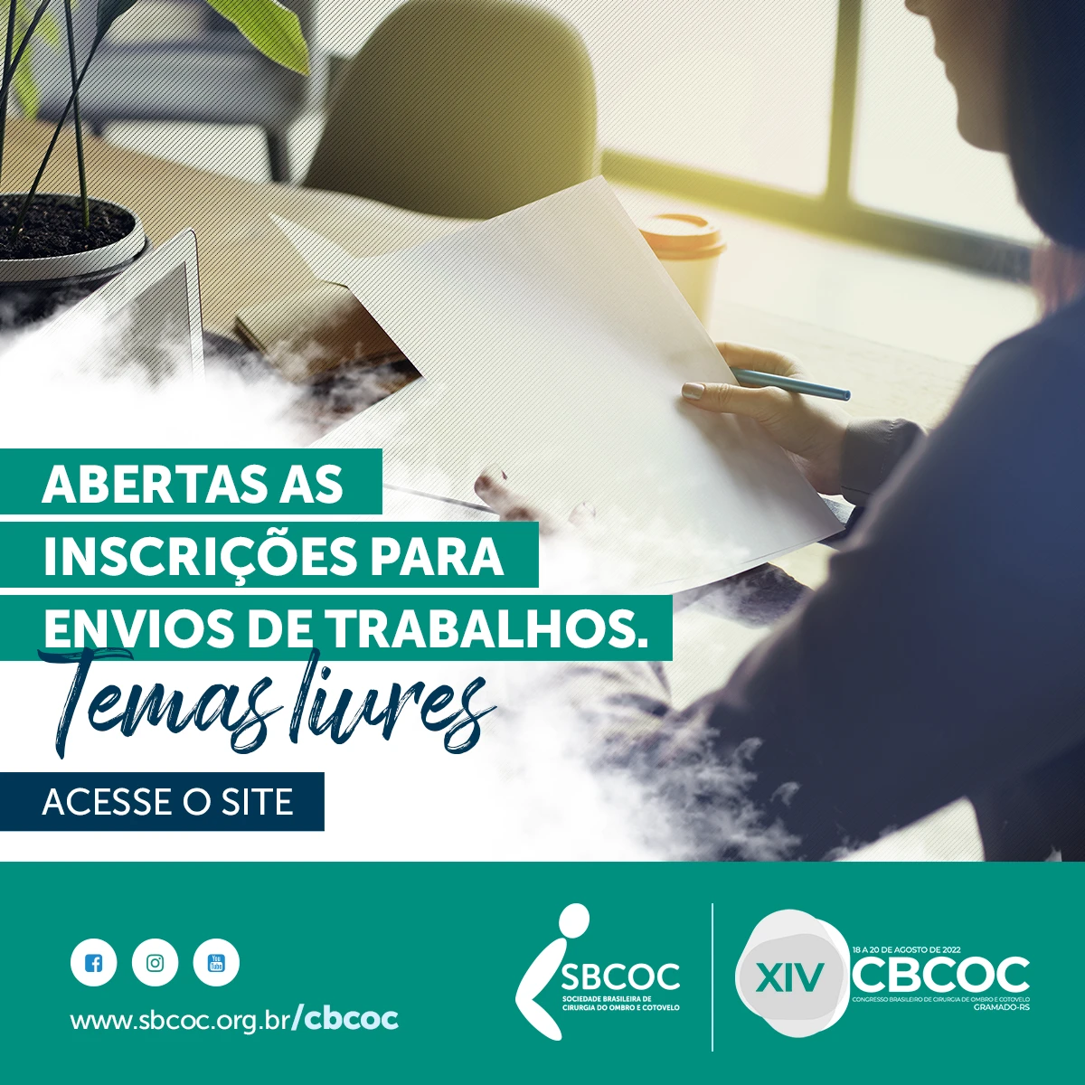 Envio de trabalhos para a comissão de Temas Livres do XIV CBCOC