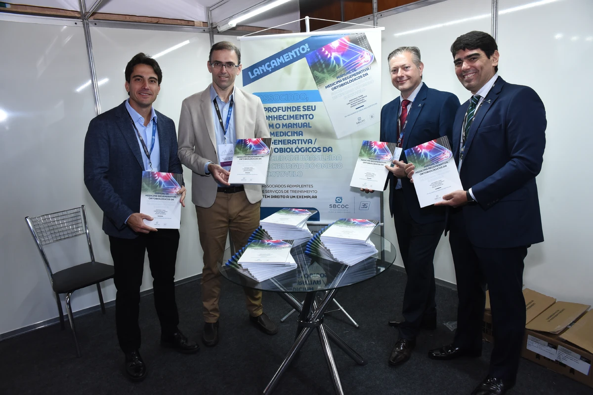 Lançamento do Manual de Medicina Regenerativa Ortobiológicos marca segundo dia do XV CBCOC