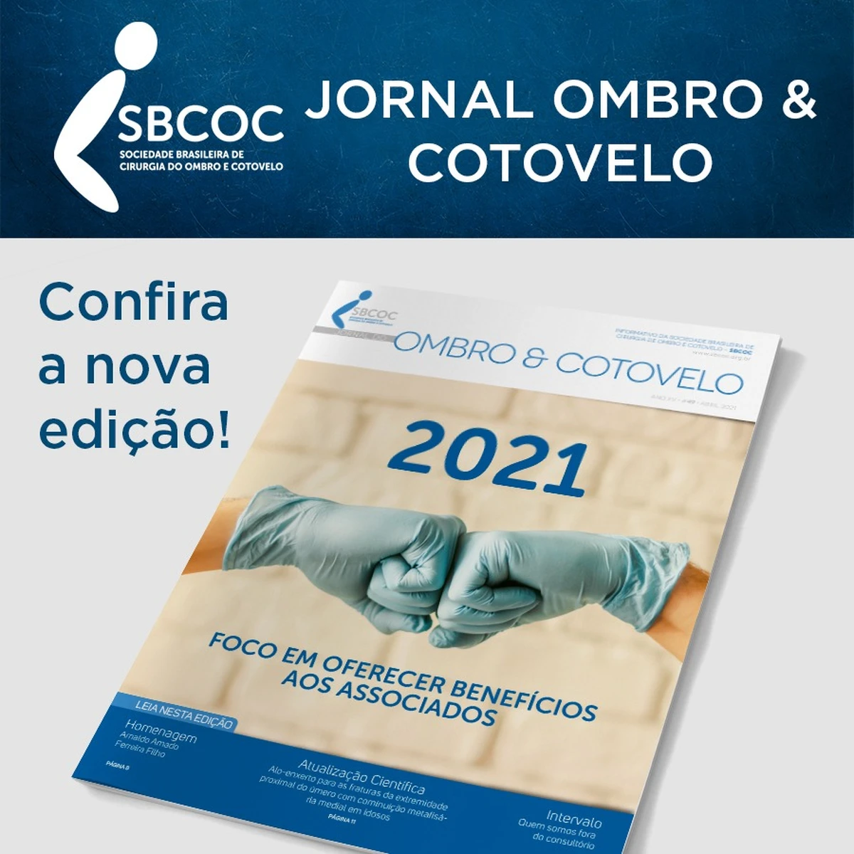 Leia agora mesmo a 1ª edição do Jornal da SBCOC