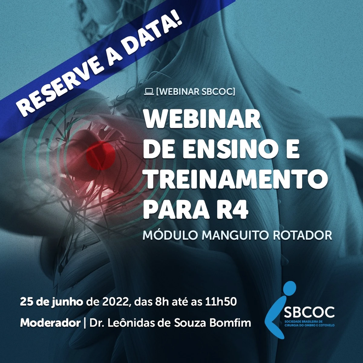 Não perca o Webinar de Ensino e Treinamento para o R4
