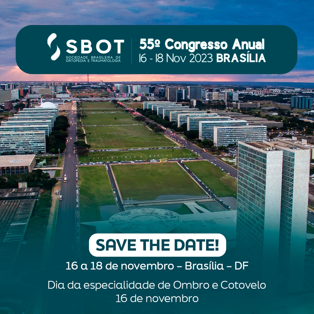Vem aí o 55º Congresso Anual SBOT